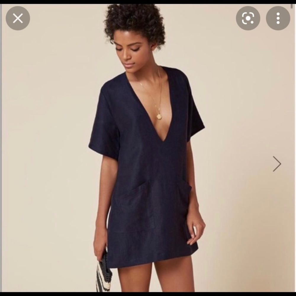 Reformation Skya Linen Dress